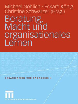 cover image of Beratung, Macht und organisationales Lernen